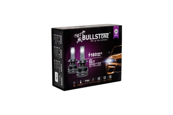 180W Bullstone Premium LED Headlight | 6X Brighter & Wider Range | H4, H7, H8/H11, H27 Models - Image 2