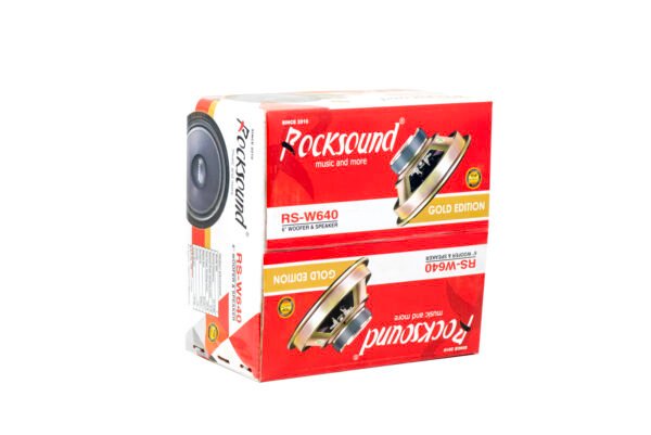 RS W640 | 6” RockSound Premium Woofer/Speaker | 2500W Super Bass Gold Edition - Image 2