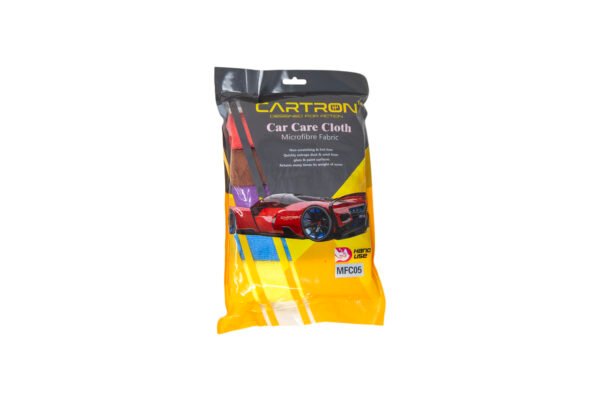 CTR MFC05 Cartron Set of 5 Premium Microfiber Cloths (30x40CM) – Scratch-Free & Lint-Free Cleaning