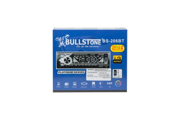 Bullstone BS-205BT / BS-206BT Car MP3 Player | Bluetooth 5.0, USB Playback, Fast Charging & Premium Audio System - Image 8