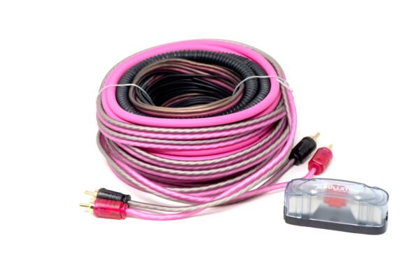 BS AWK-5 Bullstone 8 Gauge 2-Channel Amp Wiring Kit - 1500W Max Power - Image 4