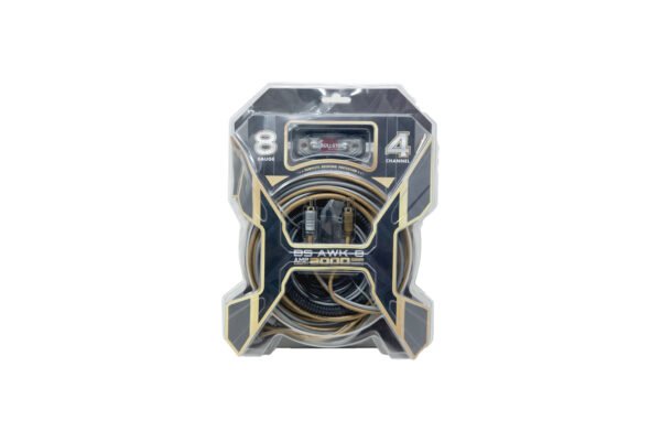 BS AWK-8 Bullstone 8 Gauge 4-Channel Amp Wiring Kit - 2000W Max Power
